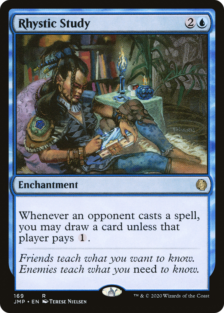 Rhystic Study (JMP-169) [Jumpstart] MTG Single Wizards of the Coast