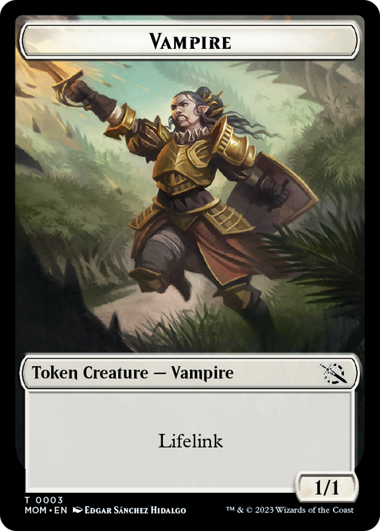 Vampire Token [Tokens] March of the Machine Tokens MTG Single Magic: The Gathering