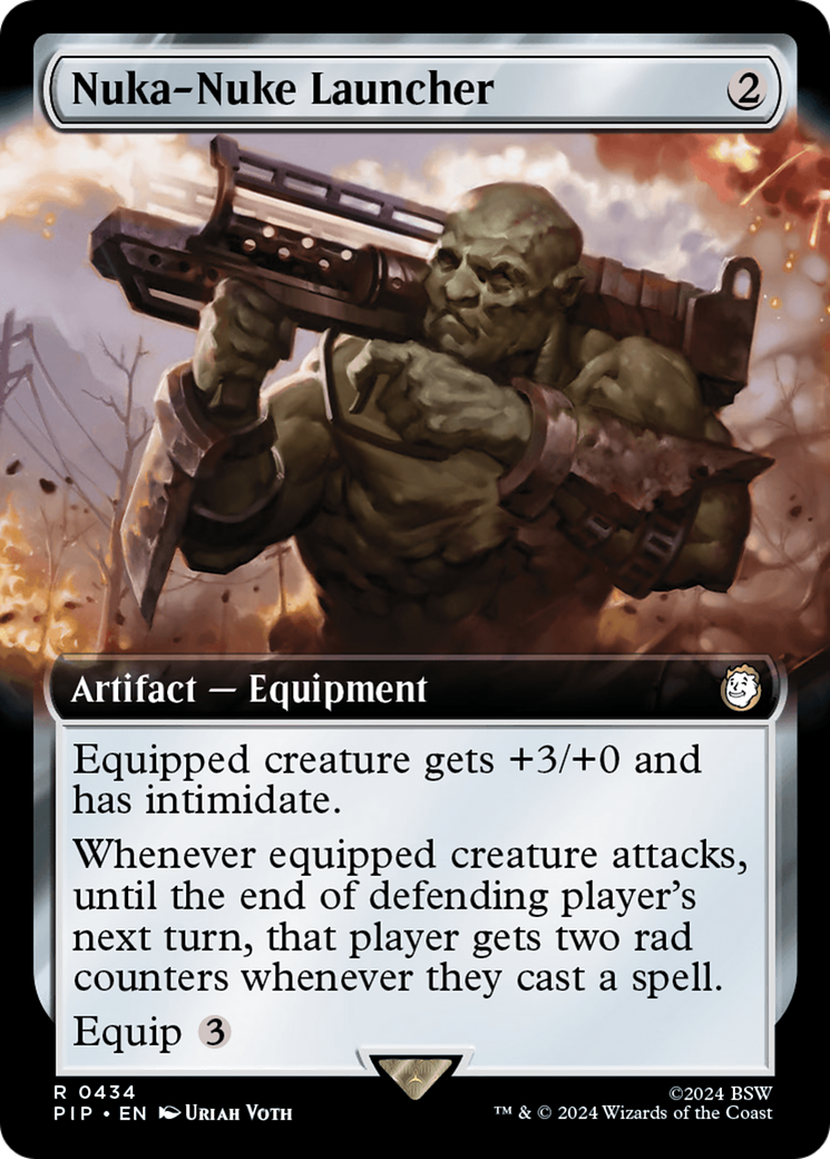 Nuka-Nuke Launcher (PIP-434) [Fallout] (Extended Art) Foil MTG Single Wizards of the Coast
