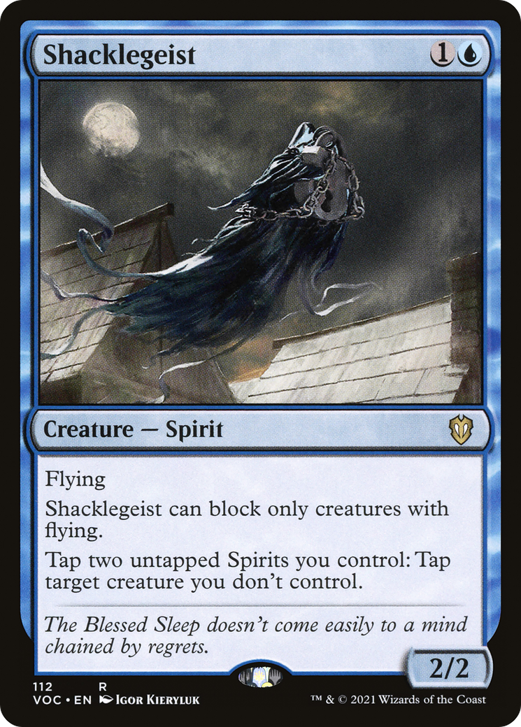 Shacklegeist (VOC-112) [Crimson Vow Commander] MTG Single Wizards of the Coast