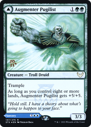 Augmenter Pugilist (PRE-147) [Strixhaven: School of Mages Promos] Foil MTG Single Wizards of the Coast
