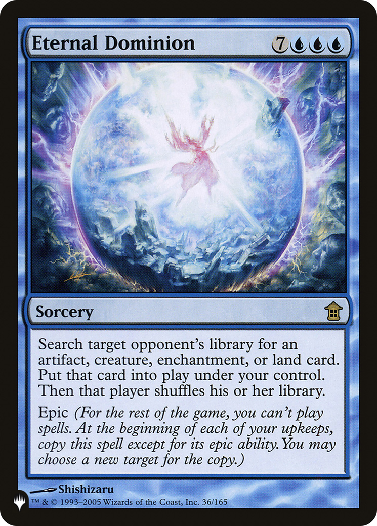 Eternal Dominion (LIST-36/165) [Mystery Booster] The List MTG Single Wizards of the Coast