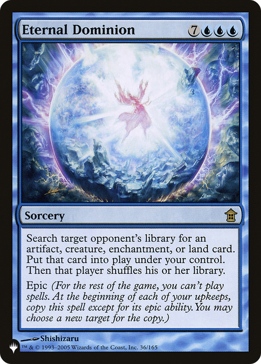 Eternal Dominion (LIST-36/165) [Mystery Booster] The List MTG Single Wizards of the Coast