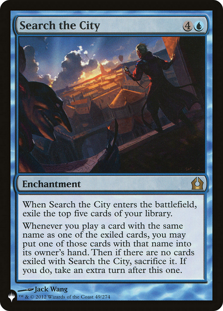 Search the City (LIST-RTR-49) [Mystery Booster] The List MTG Single Wizards of the Coast