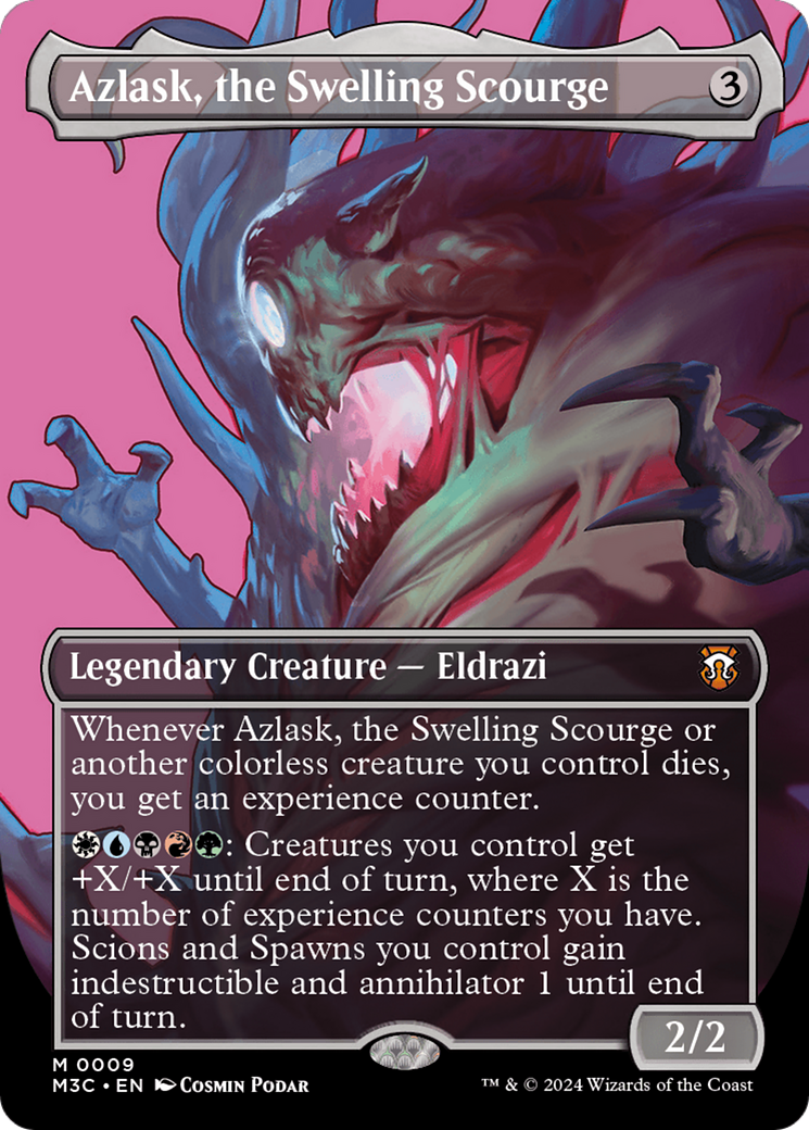 Azlask, the Swelling Scourge (M3C-009) [Modern Horizons 3 Commander] (Borderless) Foil MTG Single Wizards of the Coast