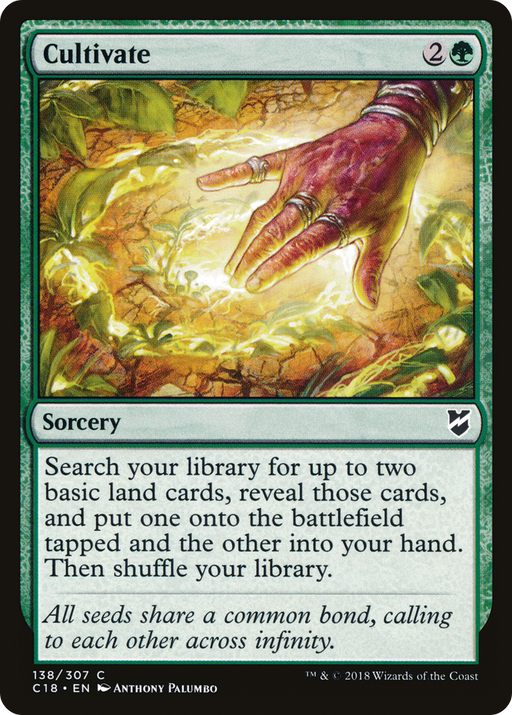 Cultivate (C18-138) [Commander 2018] MTG Single Wizards of the Coast
