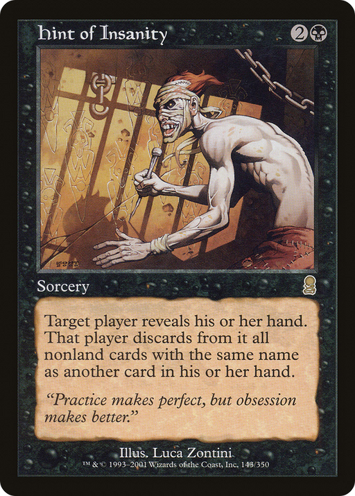 Hint of Insanity (ODY-143) [Odyssey] MTG Single Wizards of the Coast