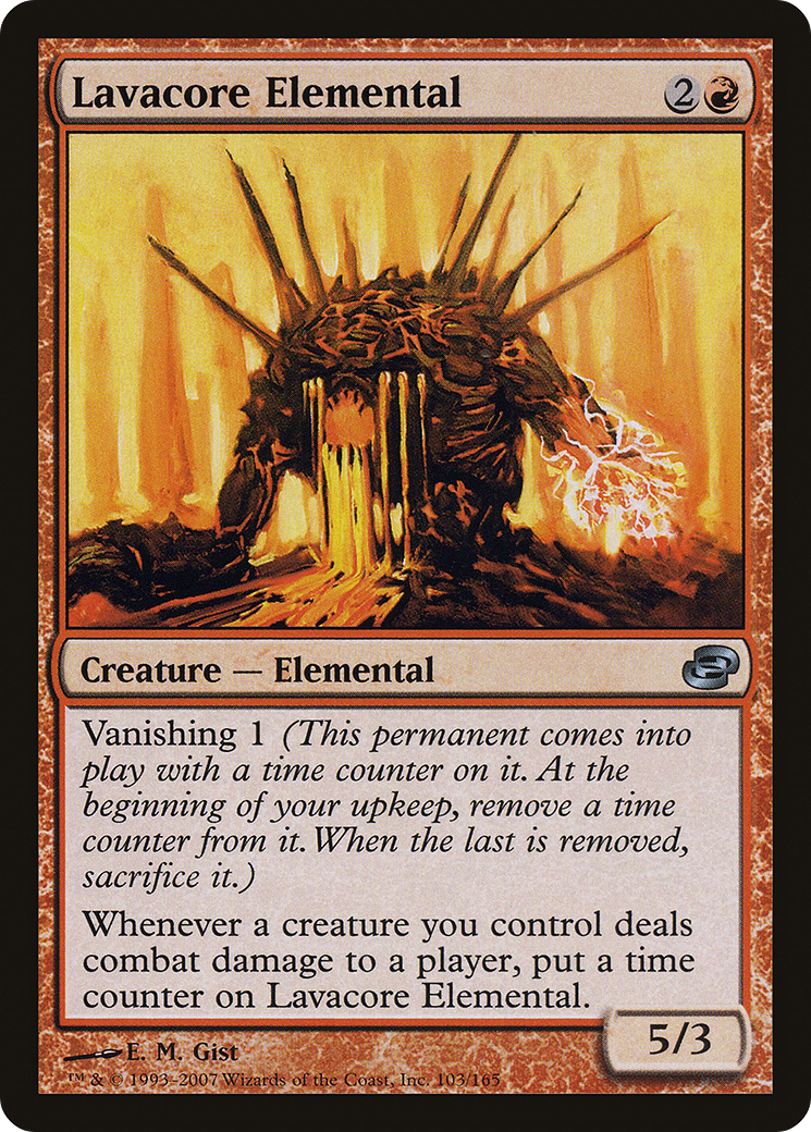 Lavacore Elemental (PLC-103) [Planar Chaos] MTG Single Planar Chaos