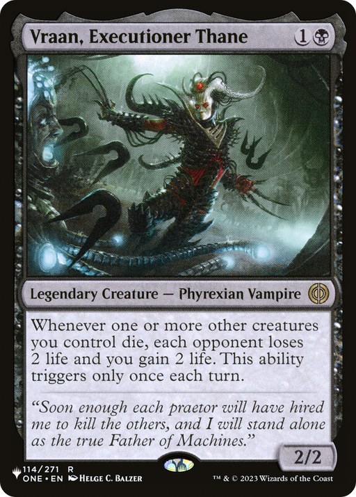 Vraan, Executioner Thane (LIST-ONE-114) [Mystery Booster] The List Reprints MTG Single Wizards of the Coast