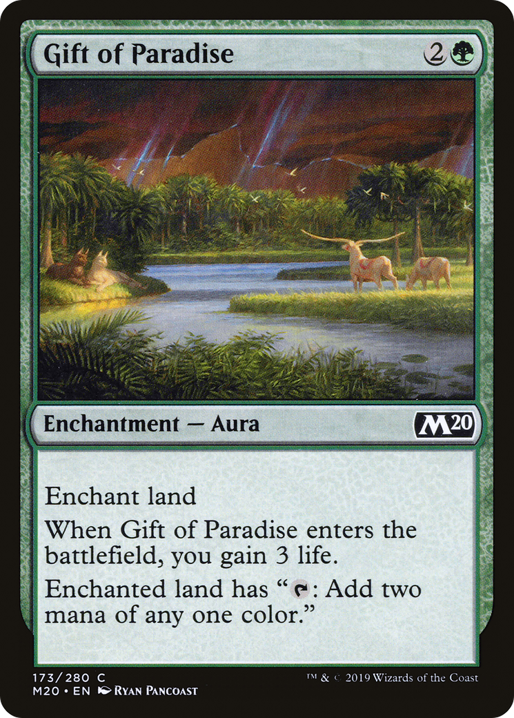 Gift of Paradise (M20-173) [Core Set 2020] MTG Single Wizards of the Coast