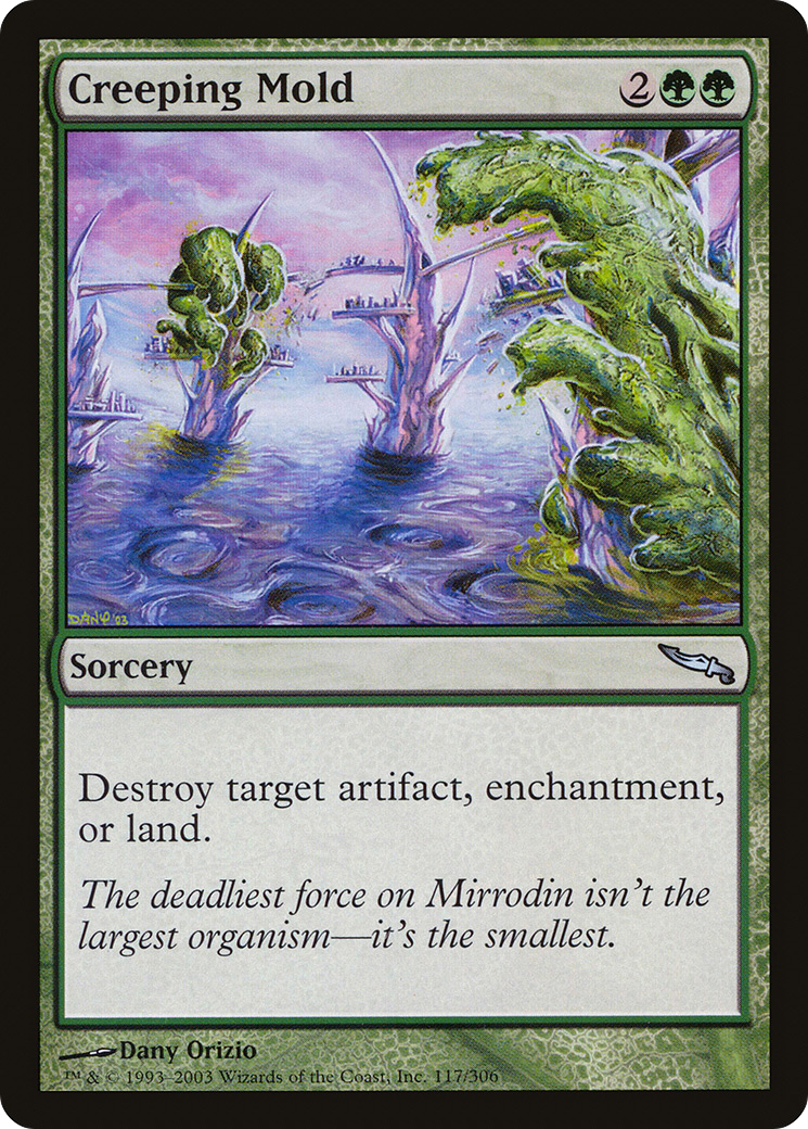Creeping Mold (MRD-117) [Mirrodin] Foil MTG Single Wizards of the Coast