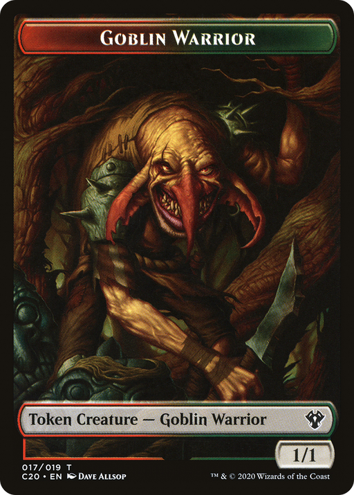 Goblin Warrior (TC20-017) [Tokens] Commander 2020 Tokens MTG Single Wizards of the Coast
