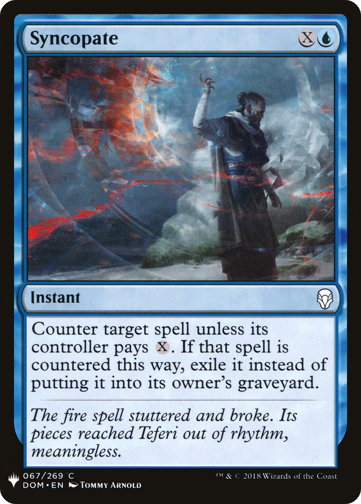 Syncopate (LIST-DOM-67) [Mystery Booster] The List MTG Single Wizards of the Coast