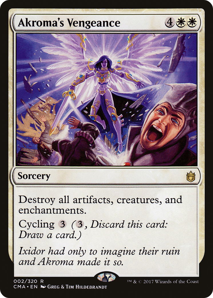 Akroma's Vengeance (CMA-002) [Commander Anthology] MTG Single Wizards of the Coast