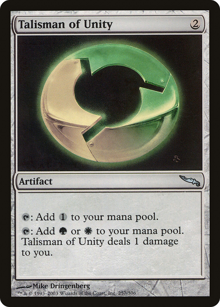 Talisman of Unity (MRD-257) [Mirrodin] Foil MTG Single Wizards of the Coast