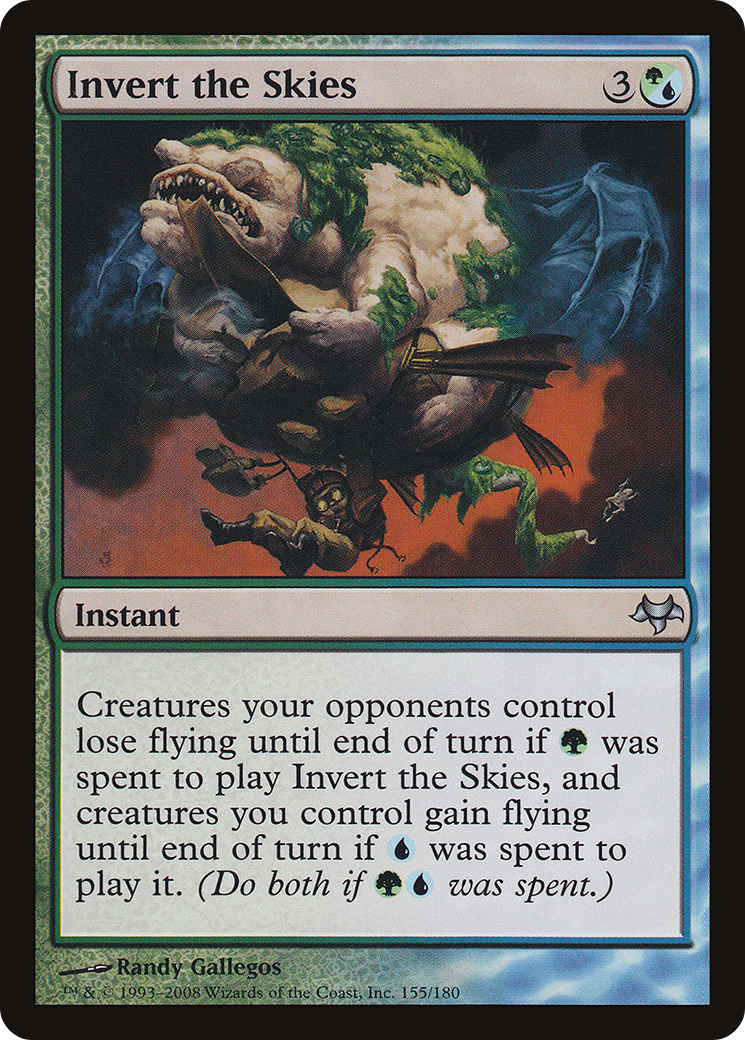 Invert the Skies (EVE-155) [Eventide] MTG Single Wizards of the Coast