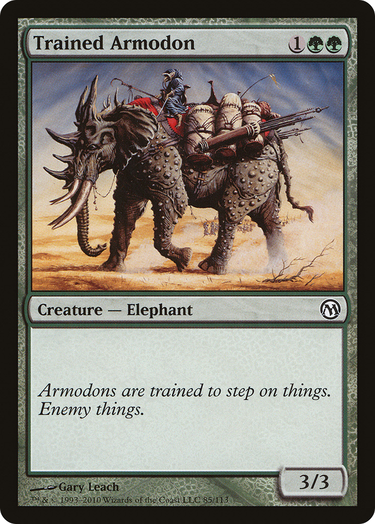 Trained Armodon (DPA-085) [Misc] Duels of the Planeswalkers MTG Single Wizards of the Coast