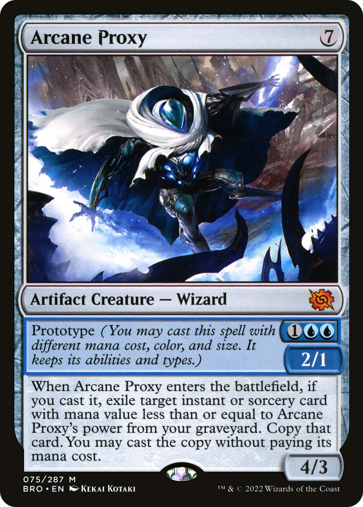 Arcane Proxy (BRO-075) [The Brothers' War] Foil MTG Single Wizards of the Coast