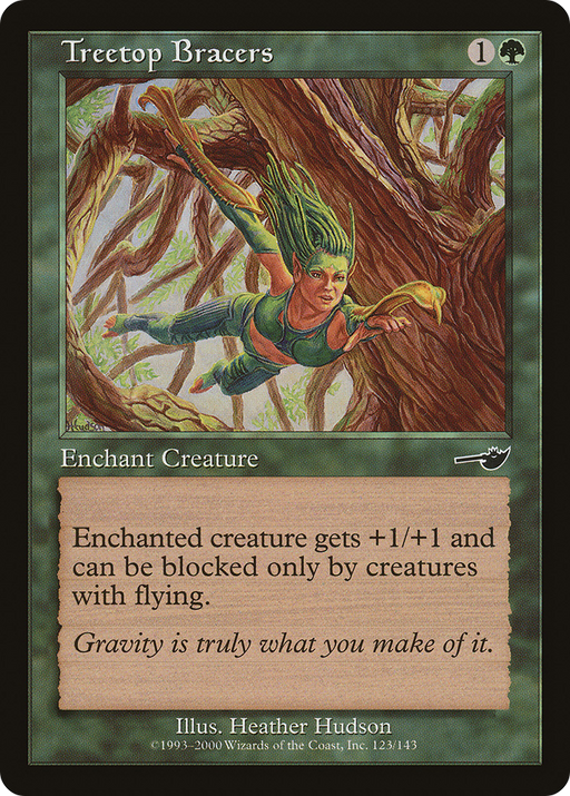 Treetop Bracers (NMS-123) [Nemesis] MTG Single Wizards of the Coast
