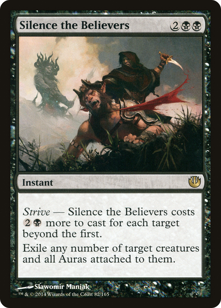 Silence the Believers (JOU-082) [Journey into Nyx] Foil MTG Single Wizards of the Coast