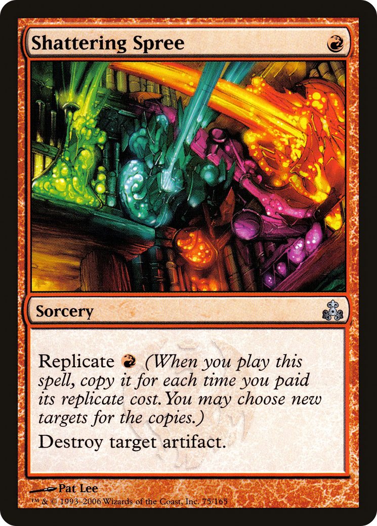 Shattering Spree (GPT-075) [Guildpact] Foil MTG Single Wizards of the Coast