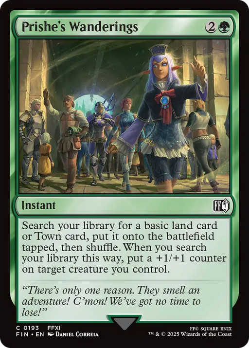 Prishe's Wanderings (FIN-193) [FINAL FANTASY] MTG Single Wizards of the Coast