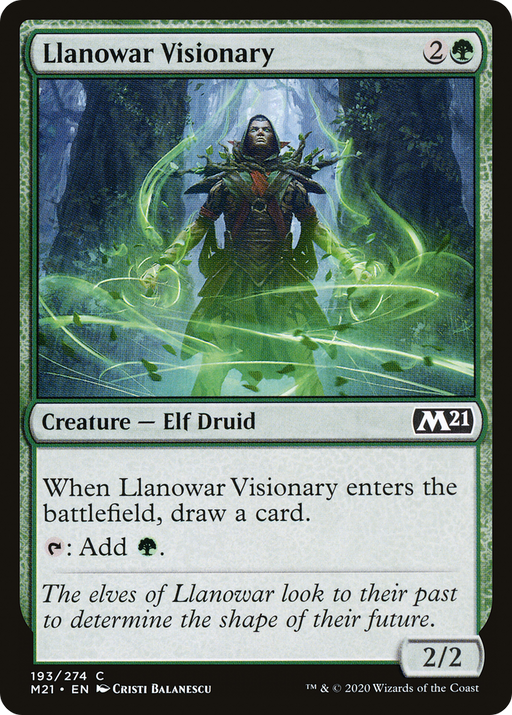 Llanowar Visionary (M21-193) [Core Set 2021] MTG Single Wizards of the Coast