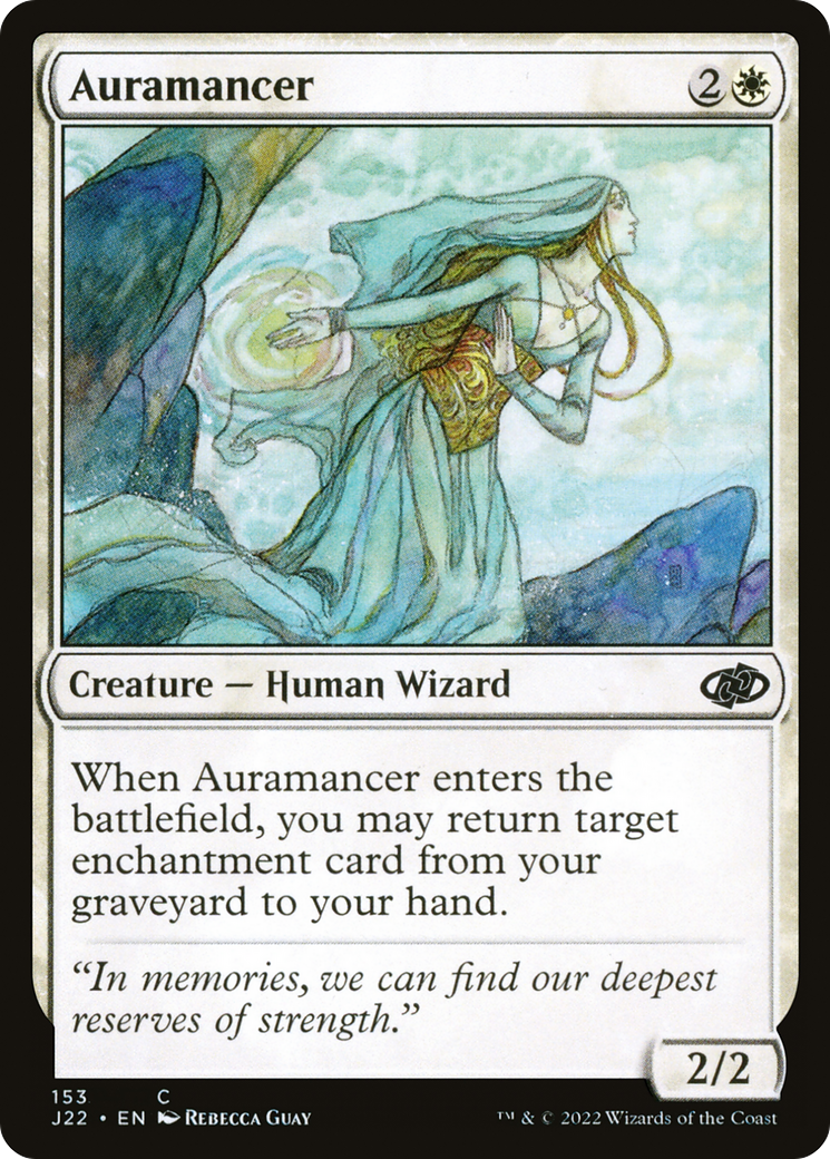 Auramancer (J22-153) [Jumpstart 2022] MTG Single Wizards of the Coast