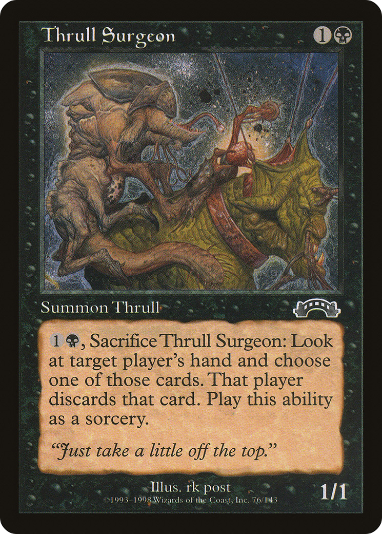 Thrull Surgeon (EXO-076) [Exodus] MTG Single Wizards of the Coast