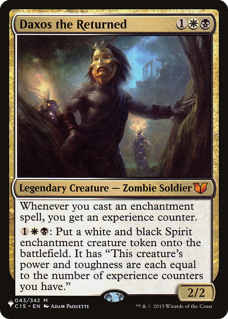 Daxos the Returned (LIST-043/342) [Mystery Booster] The List MTG Single Wizards of the Coast