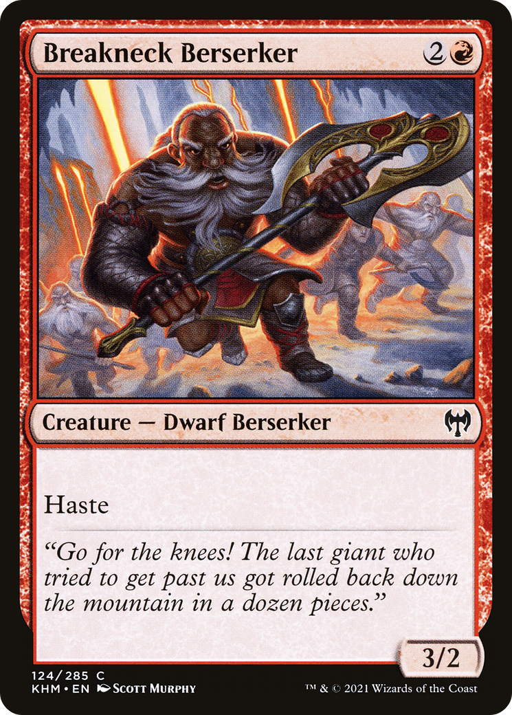 Breakneck Berserker (KHM-124) [Kaldheim] MTG Single Wizards of the Coast