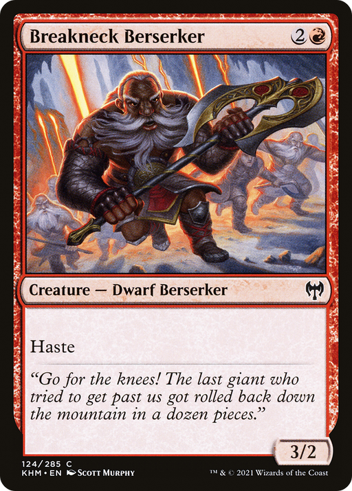 Breakneck Berserker (KHM-124) [Kaldheim] MTG Single Wizards of the Coast