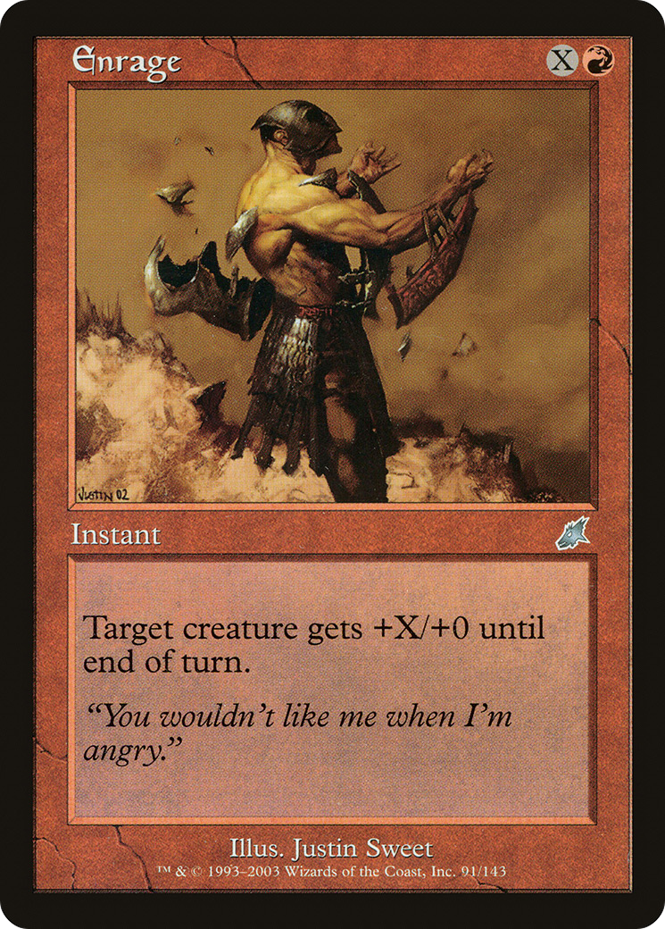 Enrage (SCG-091) [Scourge] Foil MTG Single Wizards of the Coast