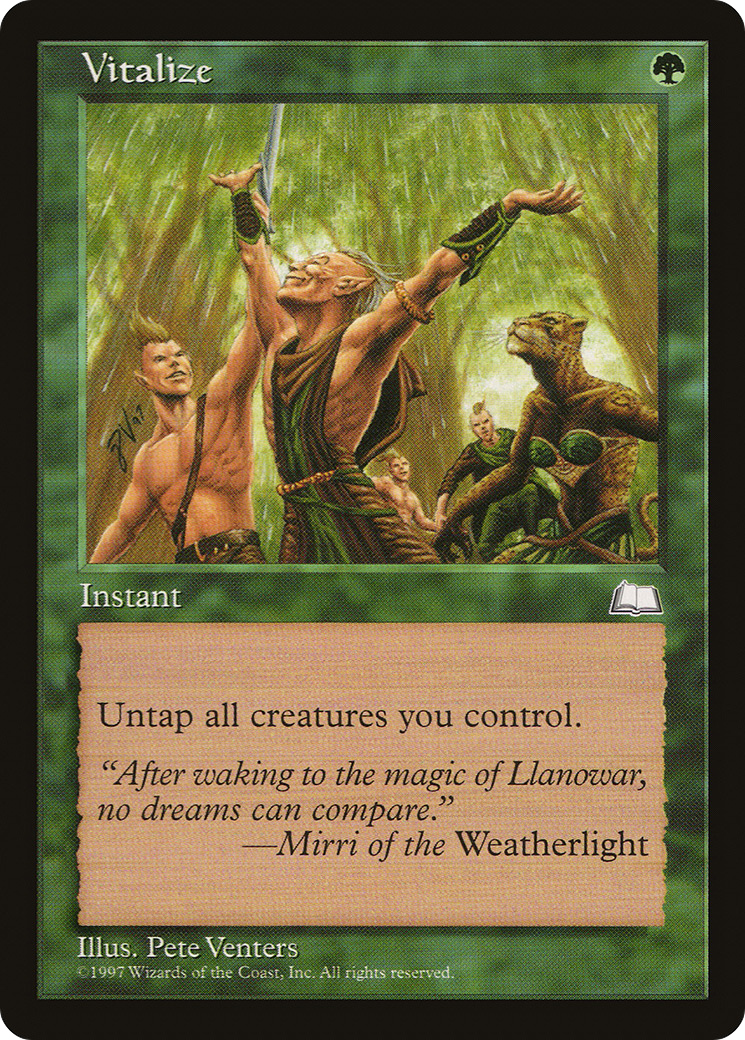 Vitalize (WTH-145) [Weatherlight] MTG Single Wizards of the Coast