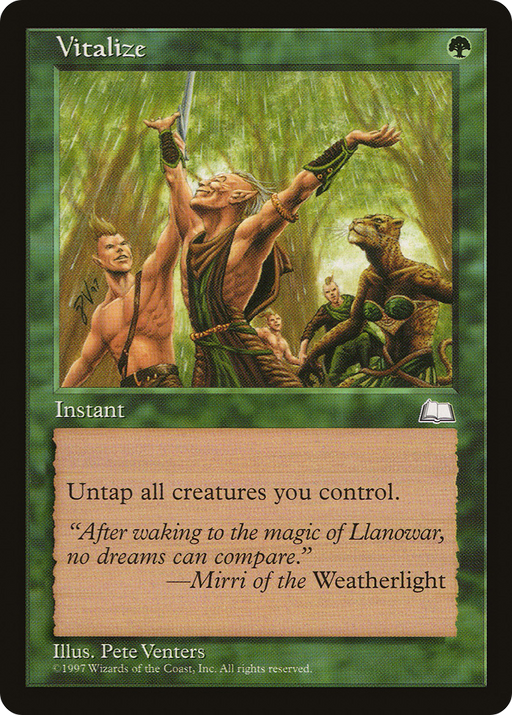 Vitalize (WTH-145) [Weatherlight] MTG Single Wizards of the Coast