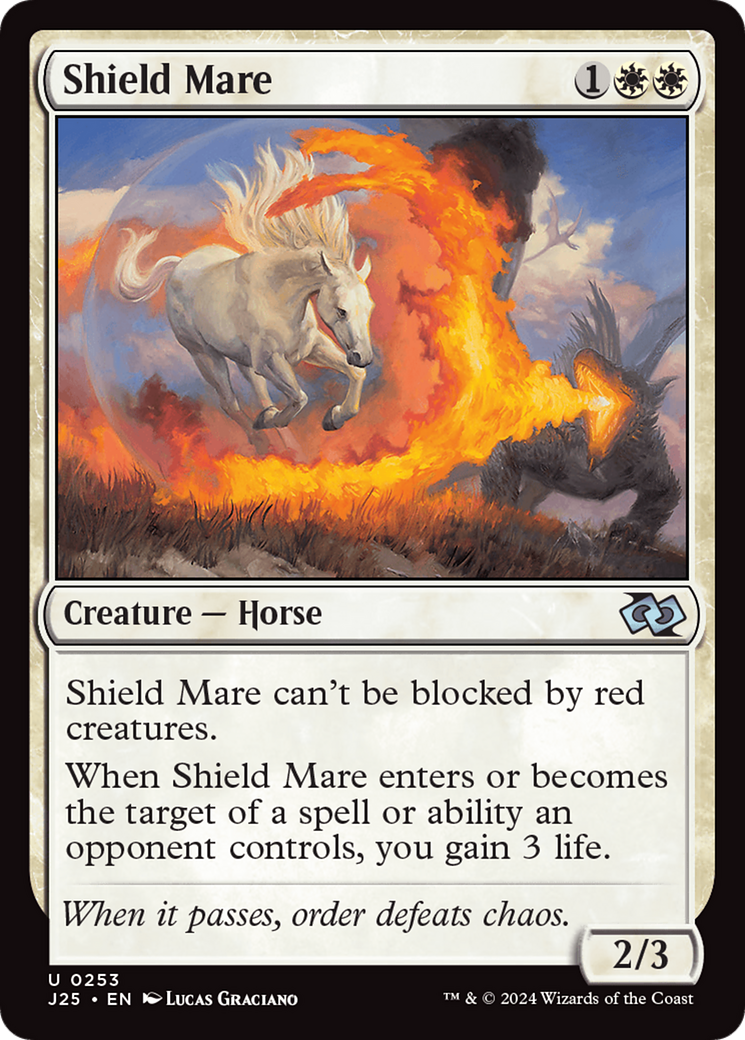 Shield Mare (J25-253) [Foundations Jumpstart] MTG Single Wizards of the Coast