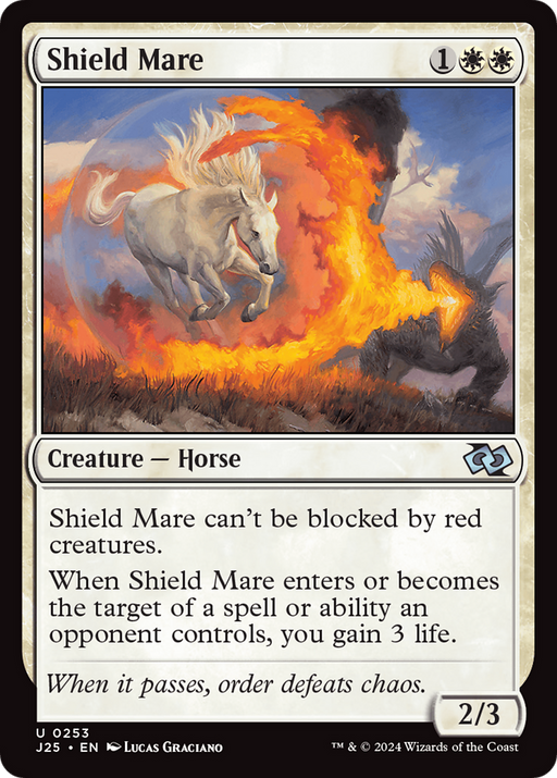Shield Mare (J25-253) [Foundations Jumpstart] MTG Single Wizards of the Coast