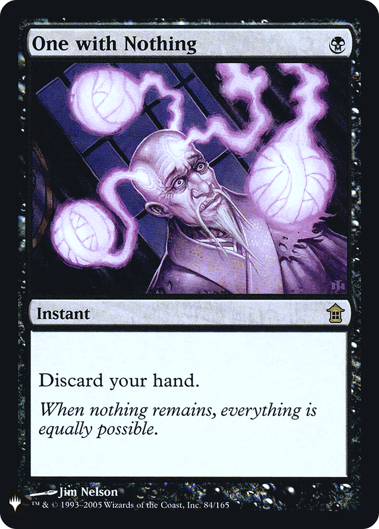 One with Nothing (LIST-SOK-84) [Mystery Booster] The List Foil MTG Single Wizards of the Coast