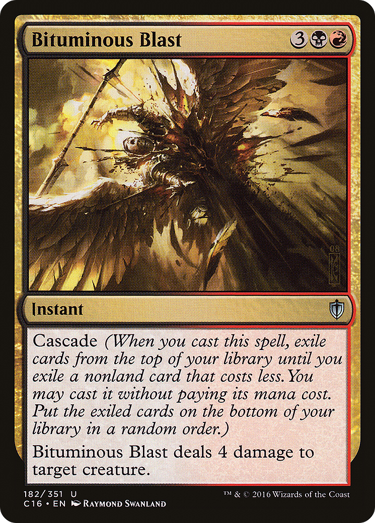 Bituminous Blast (C16-182) [Commander 2016] MTG Single Wizards of the Coast