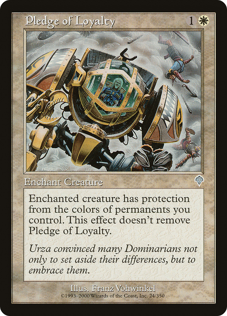 Pledge of Loyalty (INV-024) [Invasion] MTG Single Wizards of the Coast
