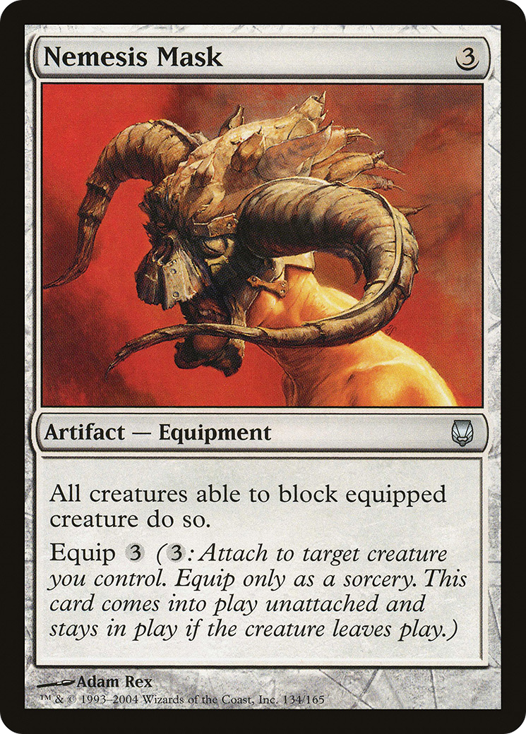 Nemesis Mask (DST-134) [Darksteel] MTG Single Wizards of the Coast