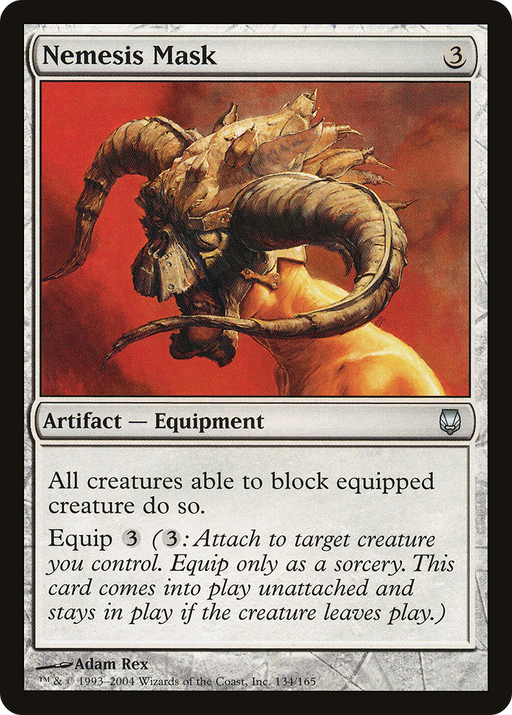 Nemesis Mask (DST-134) [Darksteel] MTG Single Wizards of the Coast