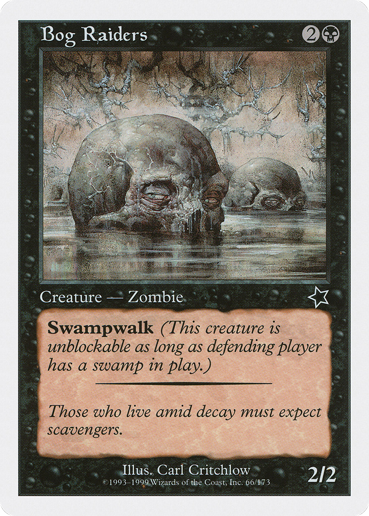 Bog Raiders (S99-066) [Misc] Starter 1999 MTG Single Wizards of the Coast