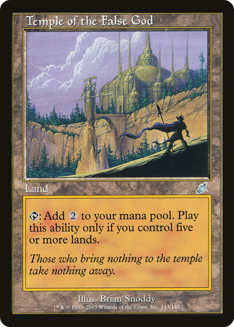 Temple of the False God (SCG-143) [Scourge] MTG Single Wizards of the Coast