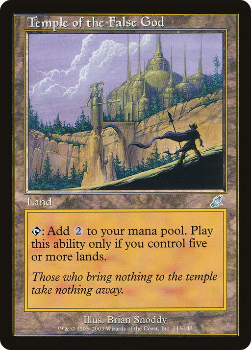 Temple of the False God (SCG-143) [Scourge] MTG Single Wizards of the Coast