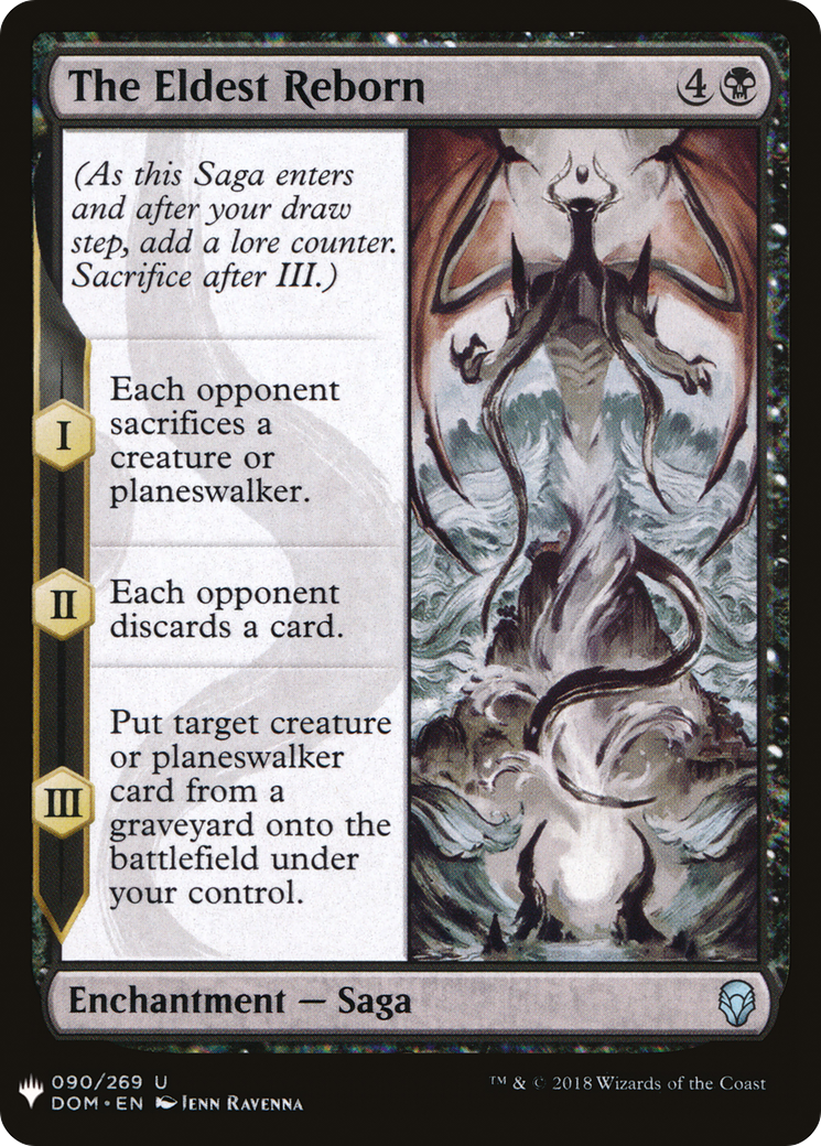 The Eldest Reborn (LIST-DOM-90) [Mystery Booster] The List MTG Single Wizards of the Coast