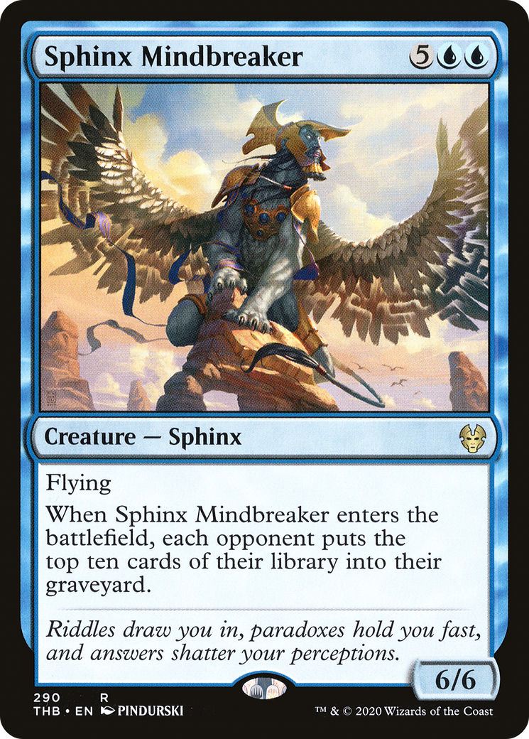 Sphinx Mindbreaker (THB-290) [Theros Beyond Death] MTG Single Wizards of the Coast