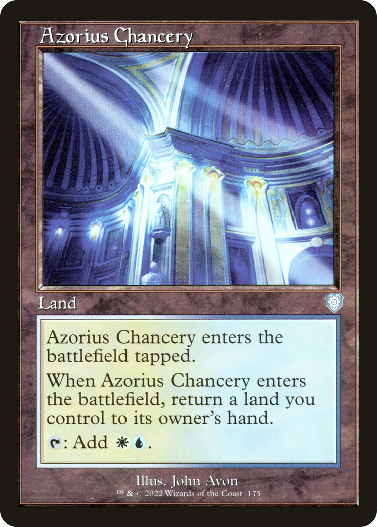 Azorius Chancery (BRC-175) [The Brothers' War Commander] MTG Single Wizards of the Coast