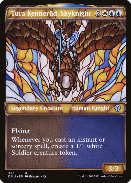 Tura Kennerüd, Skyknight (DMU-323) [Dominaria United] (Showcase) MTG Single Wizards of the Coast