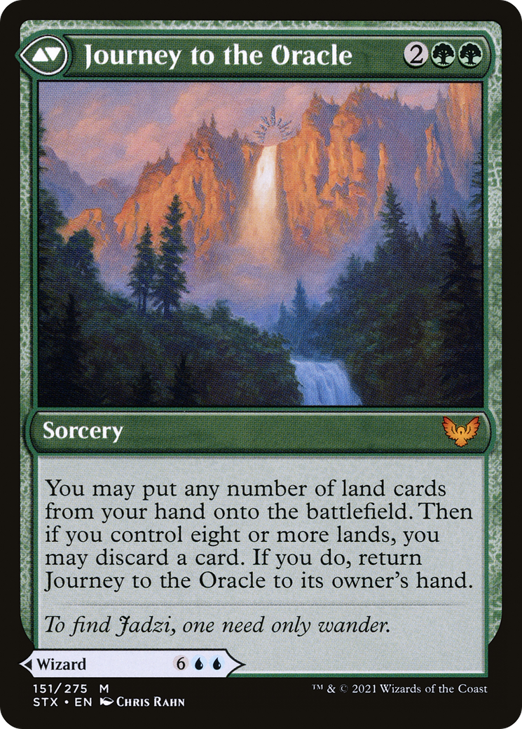 Jadzi, Oracle of Arcavios (STX-151) [Strixhaven: School of Mages] MTG Single Wizards of the Coast